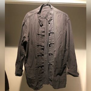 Chinese Tang Jacket (Gray, Large)